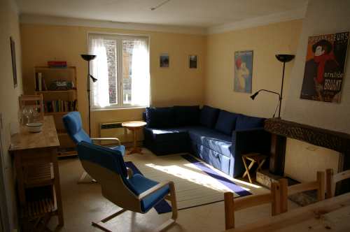 Living room at our gite - perfect for a cycling holiday